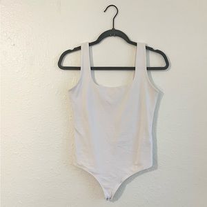 Abercrombie Cotton Seamless Fabric Tank Thong Bodysuit - M